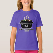 豆腐のシチュースープSundubuの韓国のぴりっとする柔らかいjjigae Tシャツ (正面)