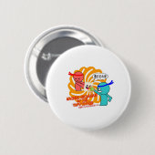 豆腐のブロック! ボタン 缶バッジ (正面&裏面)