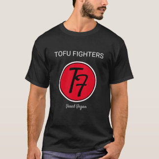 豆腐の戦闘機のビーガンのTシャツ Tシャツ