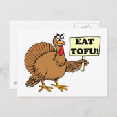 豆腐を食べて下さい シーズンポストカード (正面/裏面)