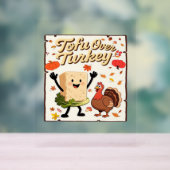 豆腐オーバークラシックターキーTシャツ アクリルサイン (ニュートラル)