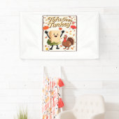 豆腐オーバークラシックターキーTシャツ 横断幕 (インサイチュ)