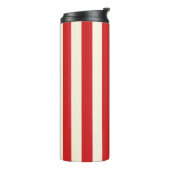 豆腐クリームポストボックス赤ストライプ色 タンブラー (回転左)