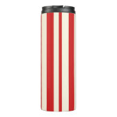 豆腐クリームポストボックス赤ストライプ色 タンブラー (裏面)