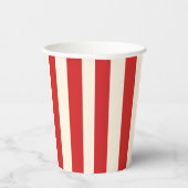 豆腐クリームポストボックス赤ストライプ色 紙コップ (右)