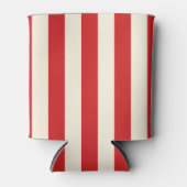 豆腐クリームポストボックス赤ストライプ色 缶クーラー (正面)