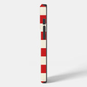 豆腐クリームポストボックス 赤ストライプ Case-Mate iPhoneケース (裏面 / 左)