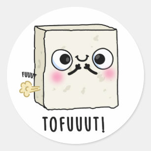 豆腐パおもしろいン ラウンドシール