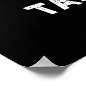 豆腐パンなし味の無いフードプンダーク ポスター (角)