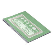 豆腐ポップアートの食品パッケージング ノートブック (右側)