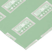 豆腐ポップ・アートの製食品包装 ショートテーブルランナー (コーナー)