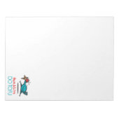 豆腐ユーモアのあるデザイン ノートパッド (正面)