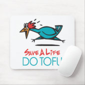 豆腐ユーモアのあるデザイン マウスパッド (マウス)