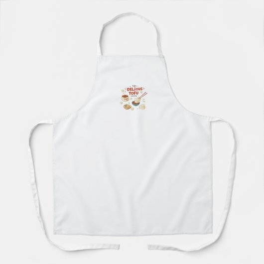 豆腐料理 エプロン (正面)