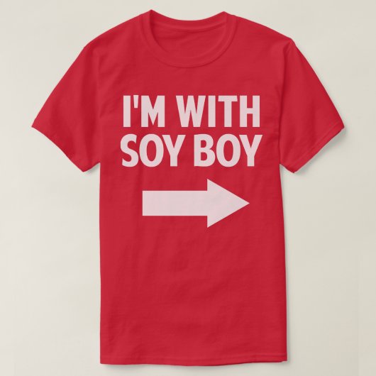 豆腐豆乳ビーガンベジタリアントロール風大豆 Tシャツ (デザイン正面)