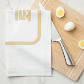 豆腐豆腐 ～日本の漢字/ハン中国のジキャラクター キッチンタオル (四つ折り)