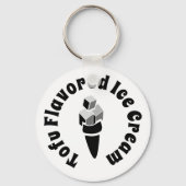 豆腐風味のアイスクリーム キーホルダー (正面)