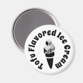 豆腐風味のアイスクリーム マグネット (正面/裏面)