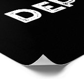 豆腐。彼らは舌を抑えるフードプンダークブルーグ ポスター (角)