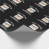 豆腐。彼らは舌を抑えるフードプンダークブルーグ ラッピングペーパー (角)