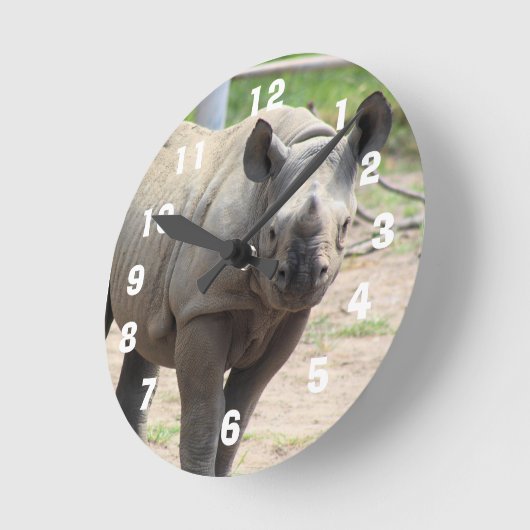 豆谷 ラウンド壁時計 (傾斜)