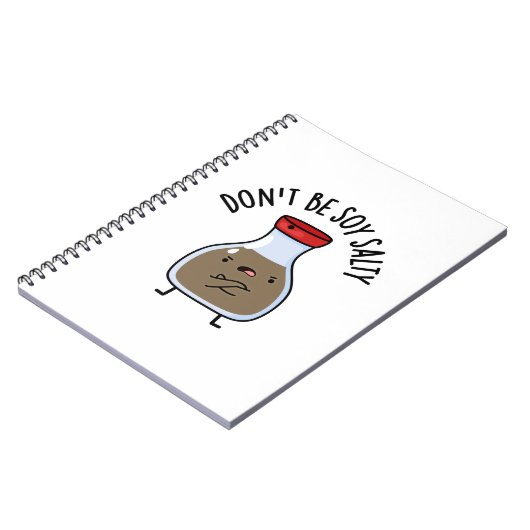 豆醬不要這麼生氣 面白いしょうゆの駄洒落 ノートブック (左側)