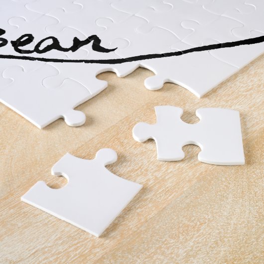 豆 ジグソーパズル (側面)