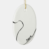 豆 セラミックオーナメント (右)