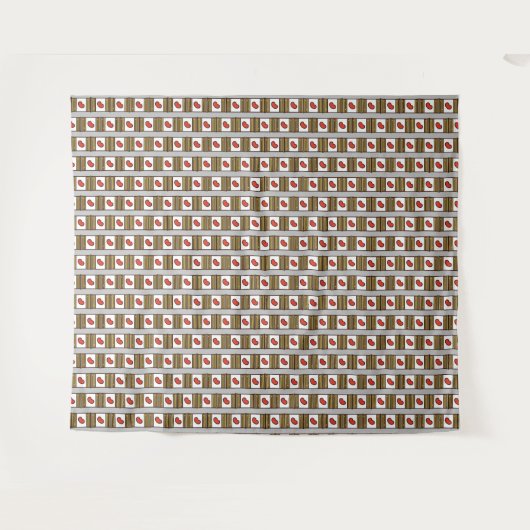 豆 タペストリー (正面(横))