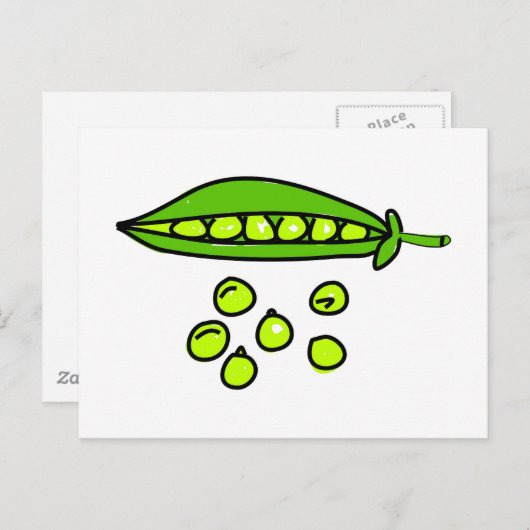 豆 ポストカード (正面/裏面)