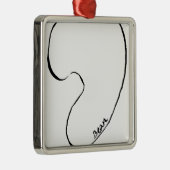 豆 メタルオーナメント (右)