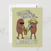 豆、豆 – ミュージカル果実 ポストカード (正面/裏面)