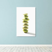 豆、食品 キャンバスプリント (インサイチュ (ウッドフロア))