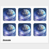 豊かさと繁栄の確認 スクエアシール (シート)