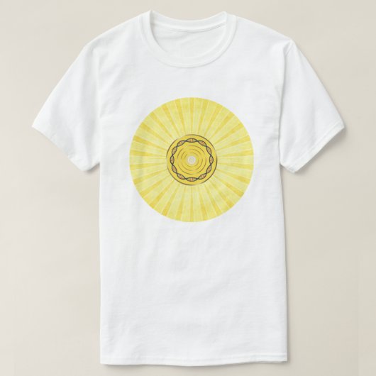 豊かさのアートデザインを現実に  Tシャツ (デザイン正面)