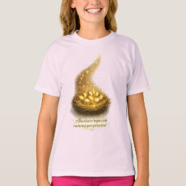豊かさはじまる 女性用Tシャツ Tシャツ