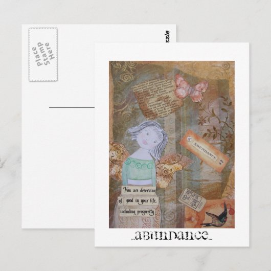 豊かさ ポストカード (正面/裏面)