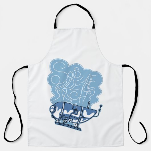 豊かなエプロンにソフビデオ エプロン (正面)