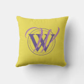 豊かなクリスチャンの豊かな人生を黄色で生きる クッション (裏面)