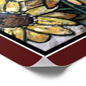 豊かなトスカーナのコラージュ ポスター (角)