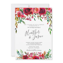 豊かなバラルビー結婚レッド