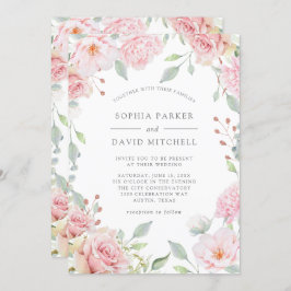 豊かなバラ |ピエレガントンクフローラ結婚ズ 招待状