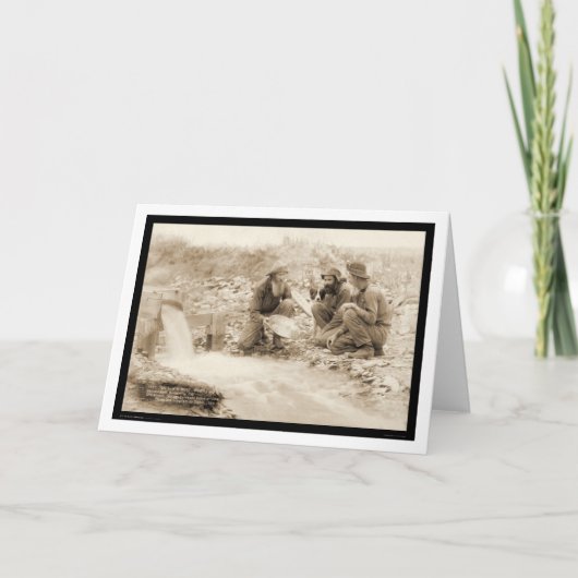 豊かなパンニング金ゴールドを手に入れようSD 1889 カード (正面)