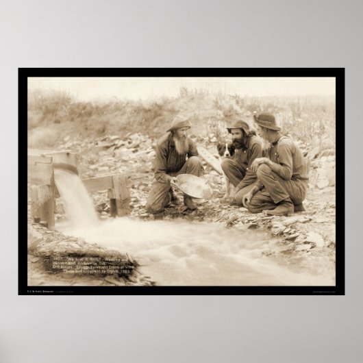 豊かなパンニング金ゴールドを手に入れようSD 1889 ポスター (正面)