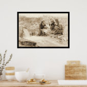 豊かなパンニング金ゴールドを手に入れようSD 1889 ポスター (キッチン)