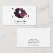 豊かなブラシ仕上げテクスチャ/バラ 名刺 (正面/裏面)