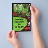 豊かなランドスケープ気に芝事業 チラシ (ハンドル)