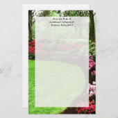 豊かなランドスケープ気に芝事業 便箋 (正面/裏面)