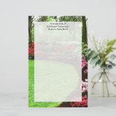 豊かなランドスケープ気に芝事業 便箋 (スタンド正面)