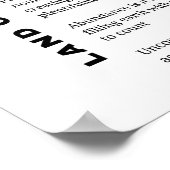 豊かな勇気付けられる詩のポスター ポスター (角)